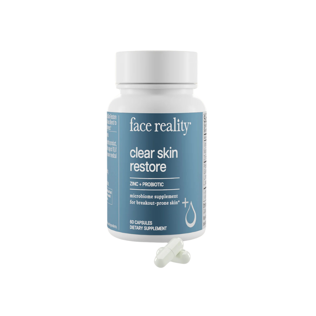 Clear Skin Restore Zinc + Probiotic Supplement (60 Ct.)